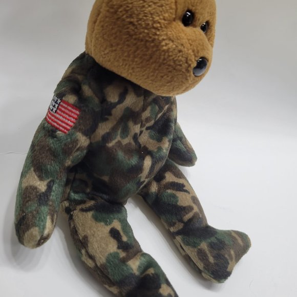 8" Camo Bear Plush - Picture 3 of 6